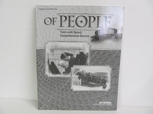 Of People Literature Abeka Quiz/Test Key  Pre-Owned 7th Grade Reading Textbooks