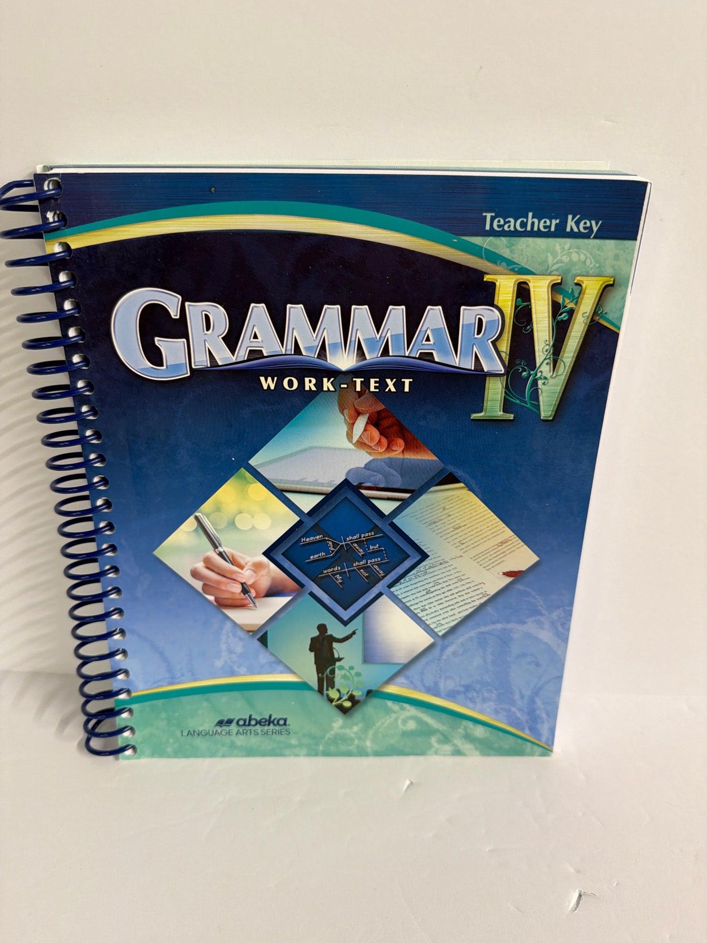 Grammar IV Abeka Teacher Key  Pre-Owned 10th Grade Grammar Books