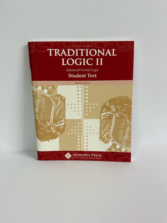 Traditional Logic Memoria Press Student Text  Pre-Owned Cothran Logic Books