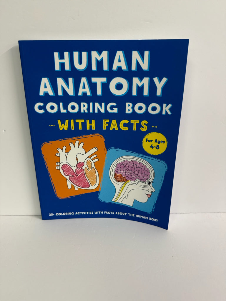Human Anatomy Callisto Pub Coloring Book  Pre-Owned Biology/Human Body