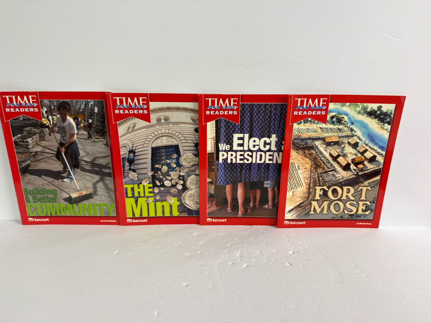 Time for Kids Readers Harcourt Set  Pre-Owned Elementary Reading Textbooks