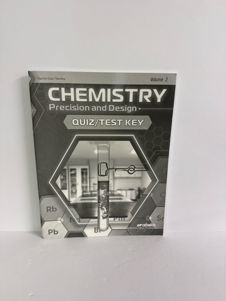 Chemistry Vol 2 Abeka Quiz/Test Key  Pre-Owned 11th Grade Science Textbooks