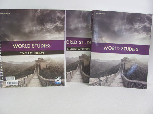 World Studies BJU Press Set  Pre-Owned 7th Grade History Textbooks