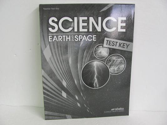 Earth and Space Abeka Test Key Pre-Owned 8th Grade Science Textbooks