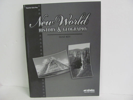 New World History Abeka Quiz Key Pre-Owned 6th Grade History Textbooks