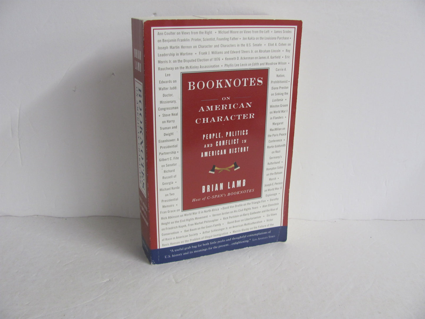 Booknotes on American Character Public Affairs Pre-Owned Lamb History Textbooks