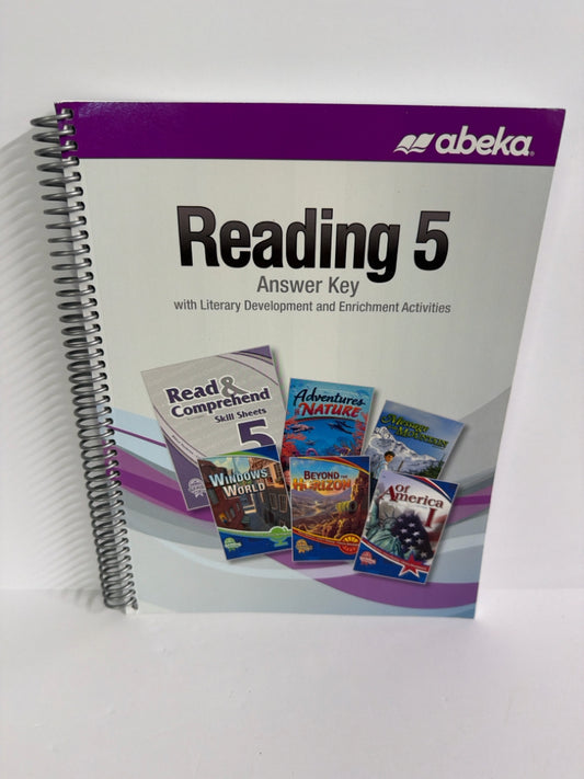 Reading 5 Abeka Answer Key  Pre-Owned 5th Grade Reading Textbooks
