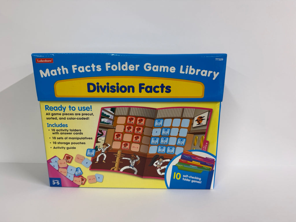 Math Facts Folder Game Library Lakeshore Pre-Owned Mathematics Textbooks