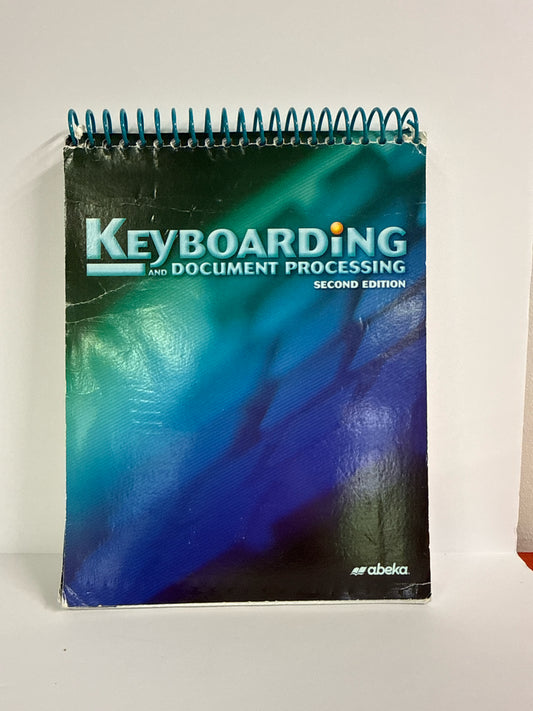 Keyboarding Abeka Student Text  Pre-Owned High School Electives Books