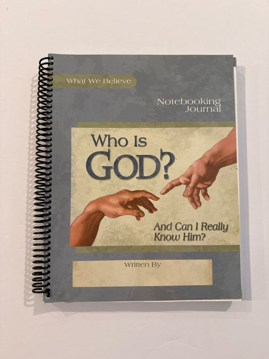 Who is God? Apologia Notebooking Journal Upper Elementary Bible Textbooks