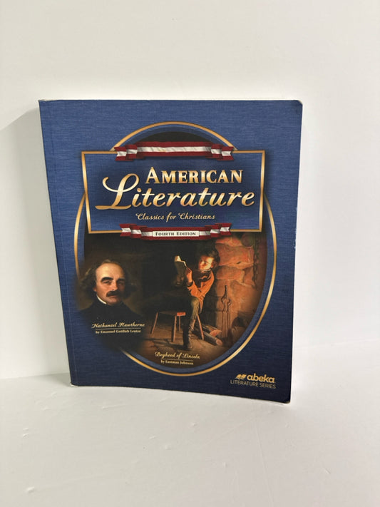 American Literature Abeka Student Book Pre-Owned 11th Grade Language Textbooks