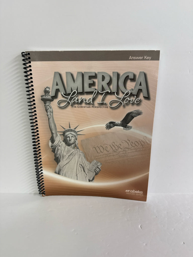 America Land I Love Abeka Answer Key  Pre-Owned 8th Grade History Textbooks