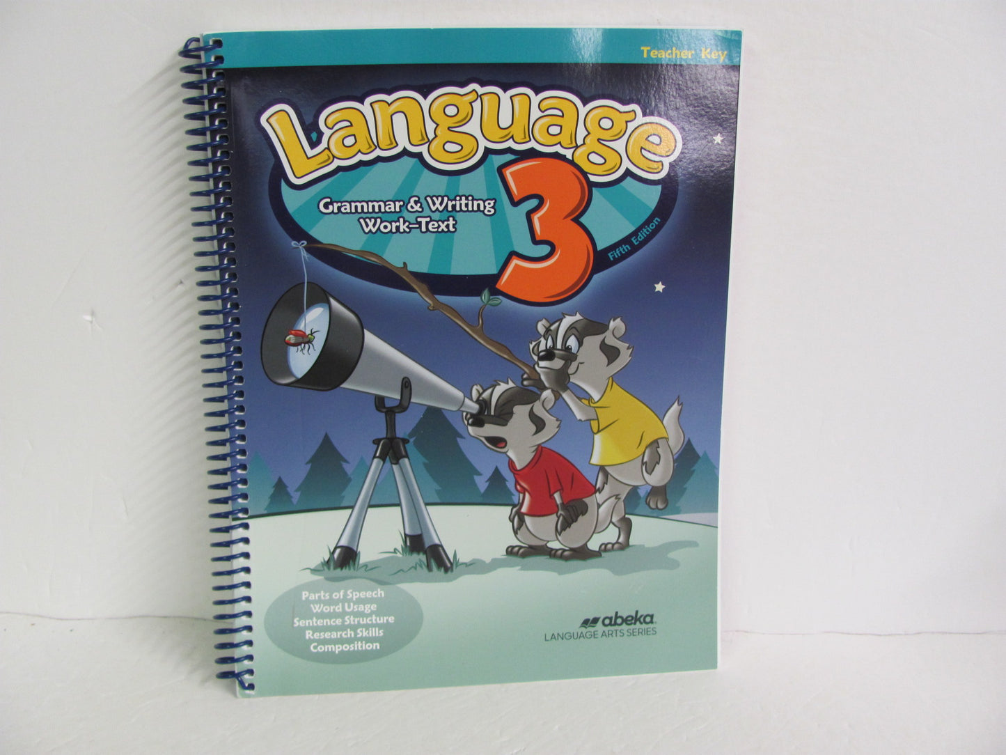 Language 3 Abeka Teacher Key  Pre-Owned 3rd Grade Language Textbooks