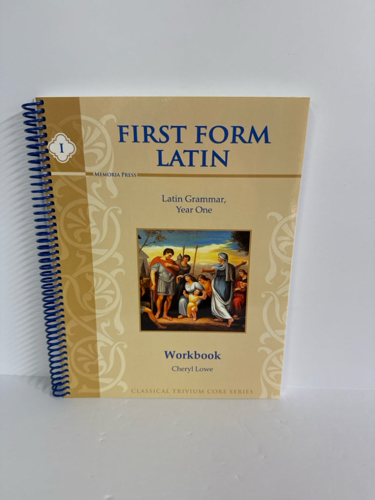 First Form Latin Memoria Press Workbook  Pre-Owned Memoria Press