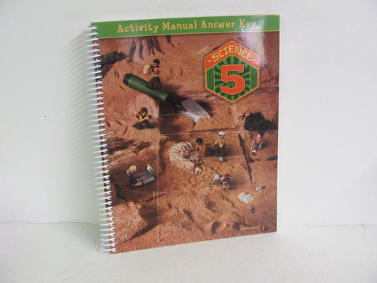 Science 5 BJU Press Activity Key Pre-Owned 5th Grade Science Textbooks