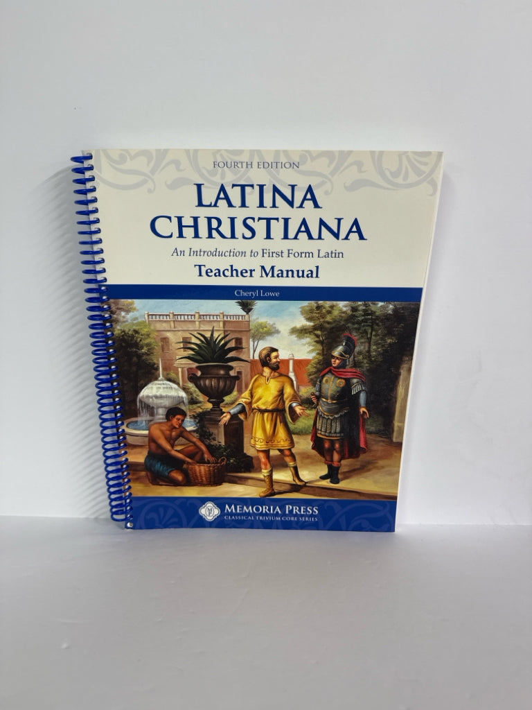 Latina Christiana Memoria Press Teacher Manual Pre-Owned Memoria Press