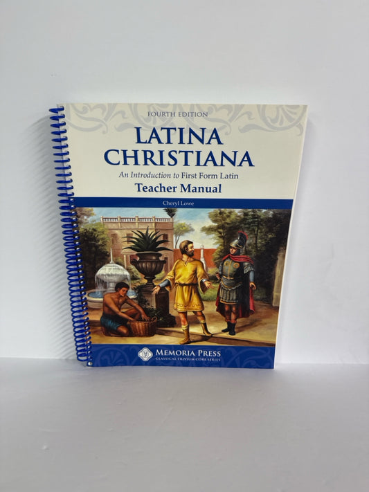 Latina Christiana Memoria Press Teacher Manual Pre-Owned Memoria Press