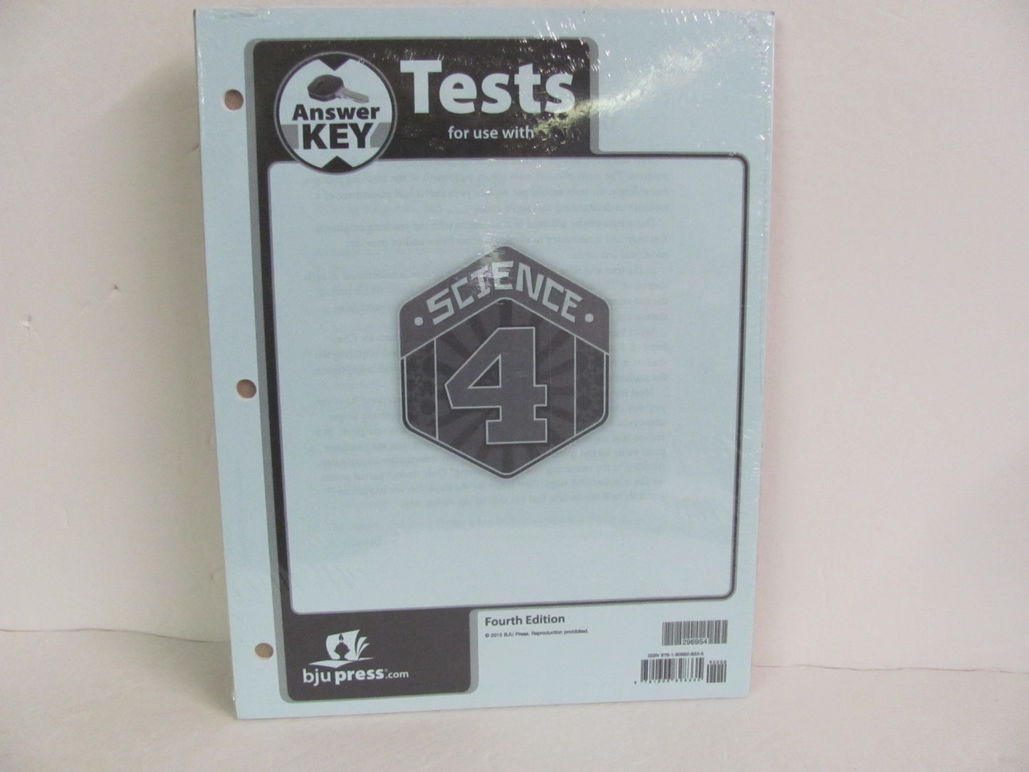 Science 4 BJU Press Test Key Pre-Owned 4th Grade Science Textbooks
