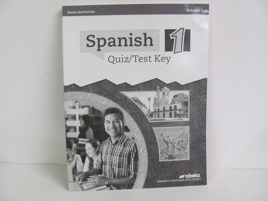 Spanish 1 Volume 1 Abeka Quiz/Test Key  Pre-Owned High School Spanish Books