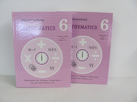 Understanding Mathematics Rod & Staff 6th Grade Mathematics Textbooks