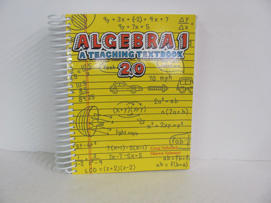 Algebra 1 - 2.0 Teaching Textbook Student Book Pre-Owned Mathematics Textbooks