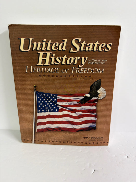 United States History Abeka Student Text  Pre-Owned Math, History & Science