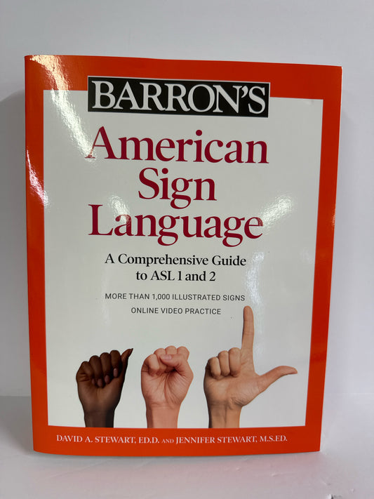 American Sign Language Barrons Pre-Owned Middle School Electives Books
