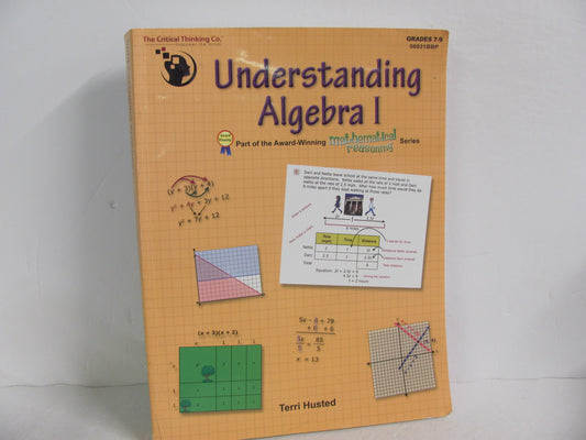 Understanding Algebra I Critical Thinking Company Husted Mathematics Textbooks