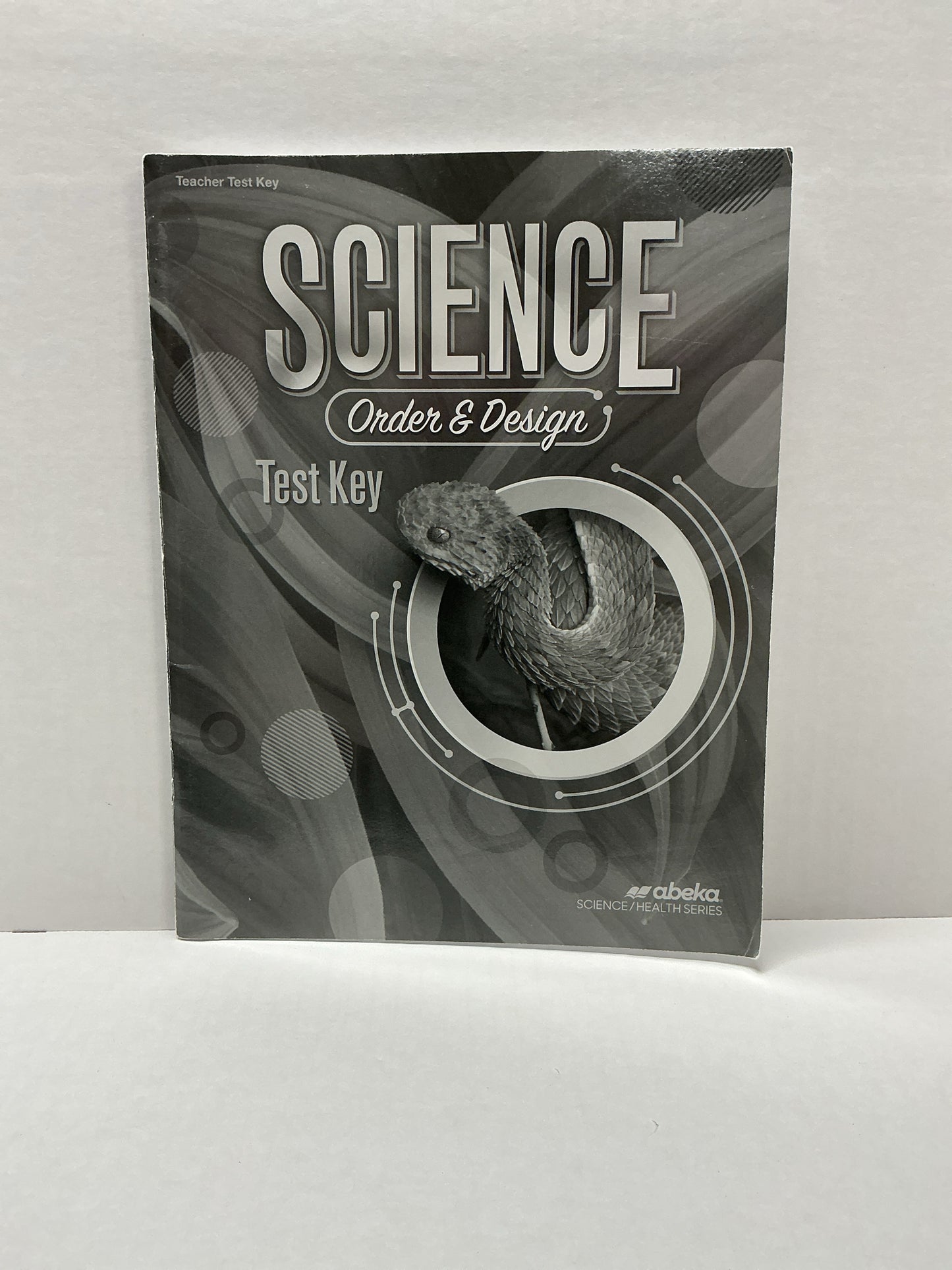 Order and Design Abeka Teacher Test Key Pre-Owned 7th Grade Science Textbooks