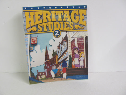 Heritage Studies 2 BJU Press Student Book Pre-Owned 2nd Grade History Textbooks