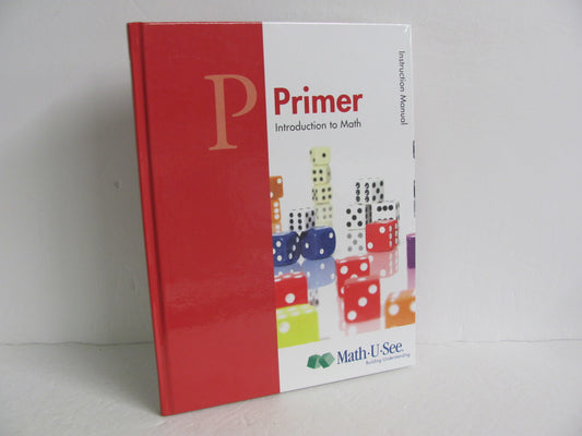 Primer Math U See Instruction Manual  Pre-Owned Demme Mathematics Textbooks