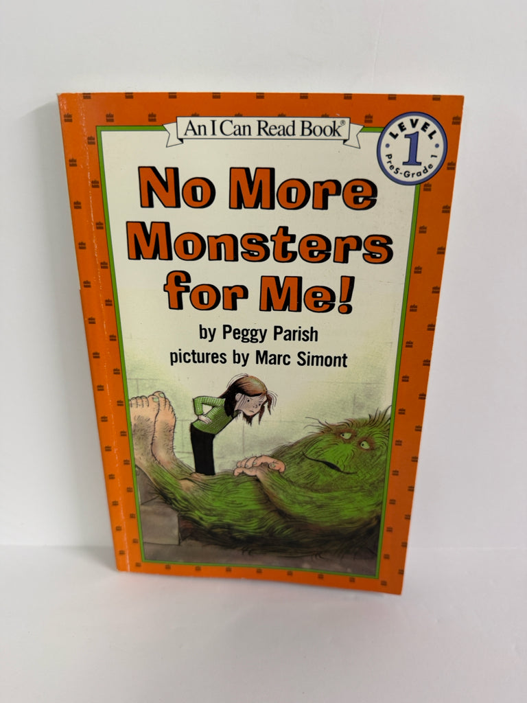 No More Monsters for Me! Peggy Parish Harper Trophy Phonics Readers