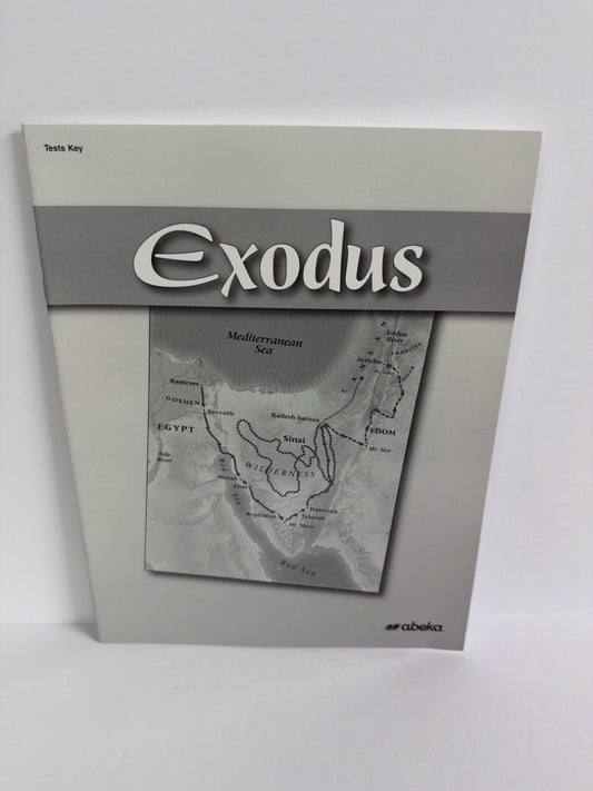 Exodus Abeka Test Key Pre-Owned 7th Grade Bible Textbooks