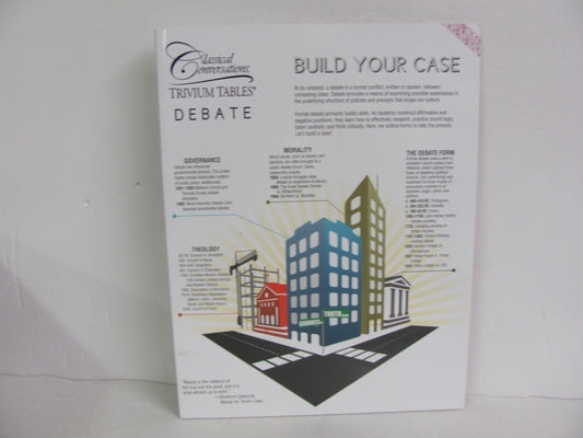 Build Your Case Trivium Tables Pamplet  Pre-Owned Classical Conversations