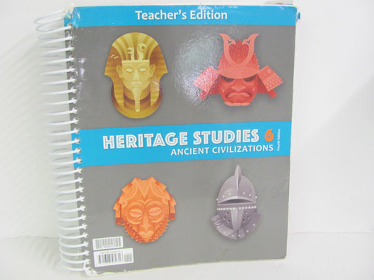 Heritage Studies 6 BJU Press Teacher Edition  Pre-Owned History Textbooks