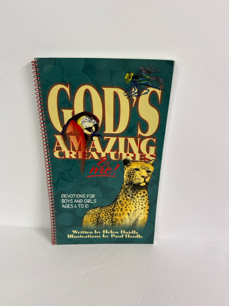 God's Amazing Creatures & Me MasterBooks Pre-Owned Helen Haidle Bible Textbooks
