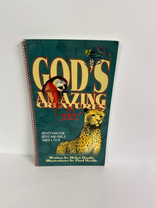 God's Amazing Creatures & Me MasterBooks Pre-Owned Helen Haidle Bible Textbooks