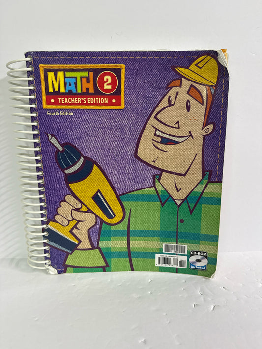 Math 2 BJU Press Teacher Edition  Pre-Owned 2nd Grade Mathematics Textbooks
