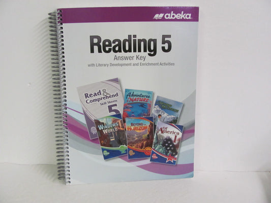 Reading 5 Abeka Answer Key  Pre-Owned 5th Grade Reading Textbooks