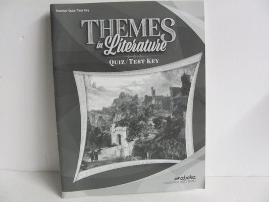 Themes in Literature Abeka Quiz/Test Key  Pre-Owned 9th Grade Reading Textbooks