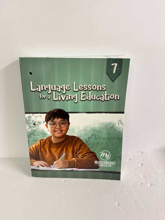 Language Lessons for a Living Educa MasterBooks Student Book Language Textbooks