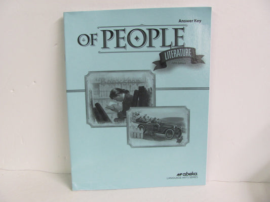 Of People Literature Abeka Answer Key  Pre-Owned 7th Grade Reading Textbooks