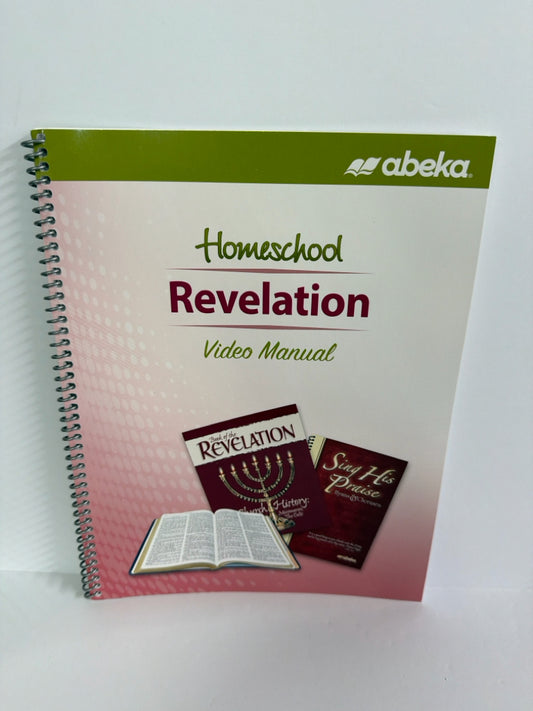 Revelation Abeka Video Manual- Pre-Owned 12th Grade Educator Resources