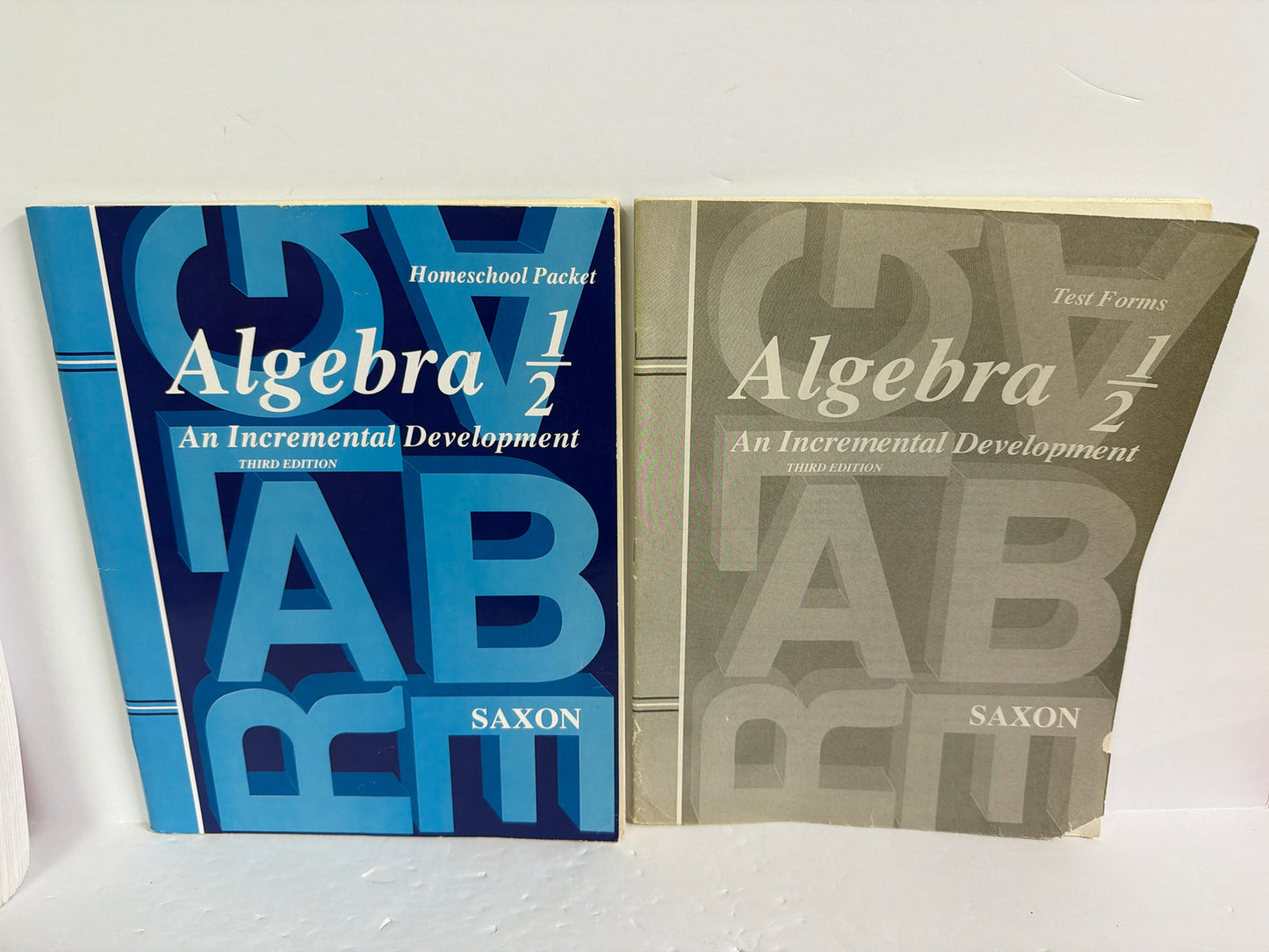 Algebra 1/2 Saxon Homeschool Packet Pre-Owned Saxon Mathematics Textbooks