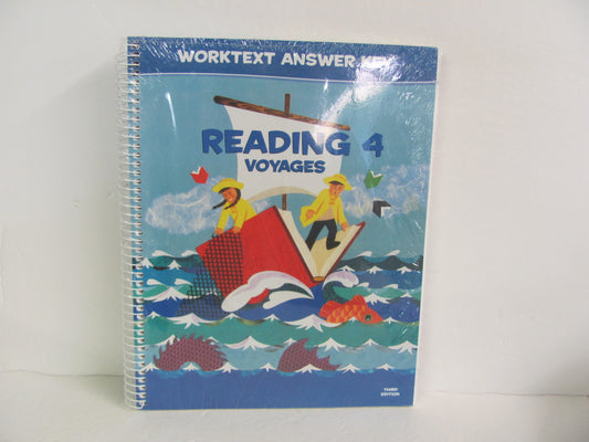 Reading 4 BJU Press WorkText Key 4th Grade Reading Textbooks
