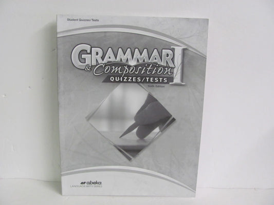 Grammar I Abeka Quizzes/Tests  Pre-Owned 7th Grade Language Textbooks