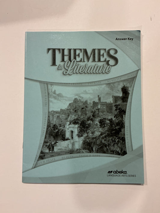 Themes in Literature  Abeka Answer Key  Pre-Owned 9th Grade Literature