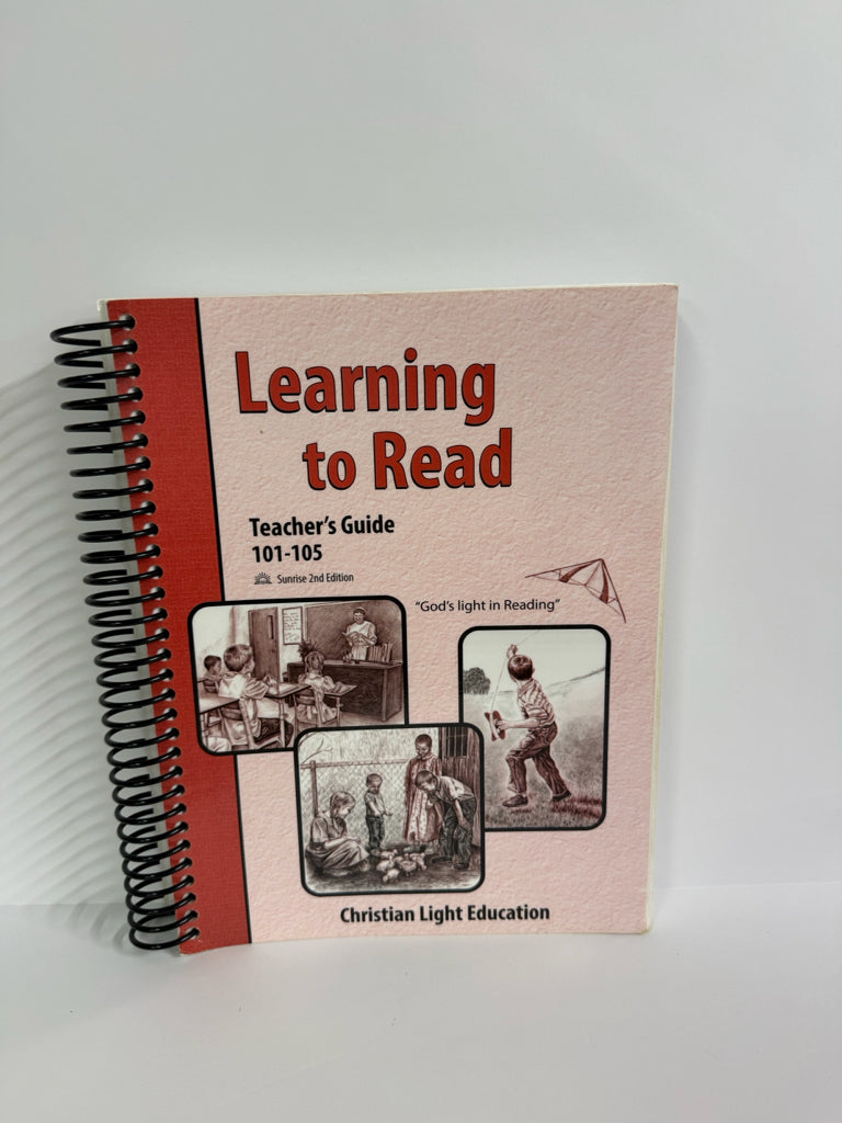 Learning to Read Christian Light Teacher Guide  Pre-Owned Reading Textbooks