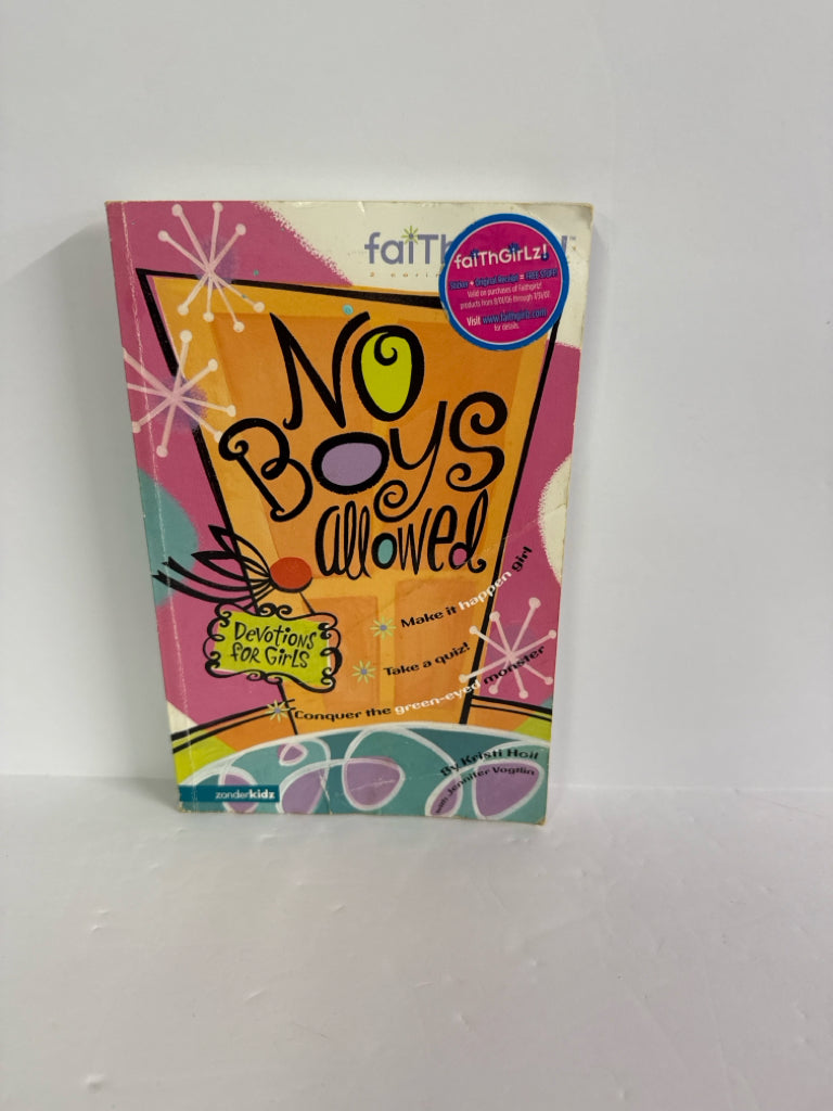 No Boys Allowed Zonderkidz- Pre-Owned Kristi Holl Bible Textbooks