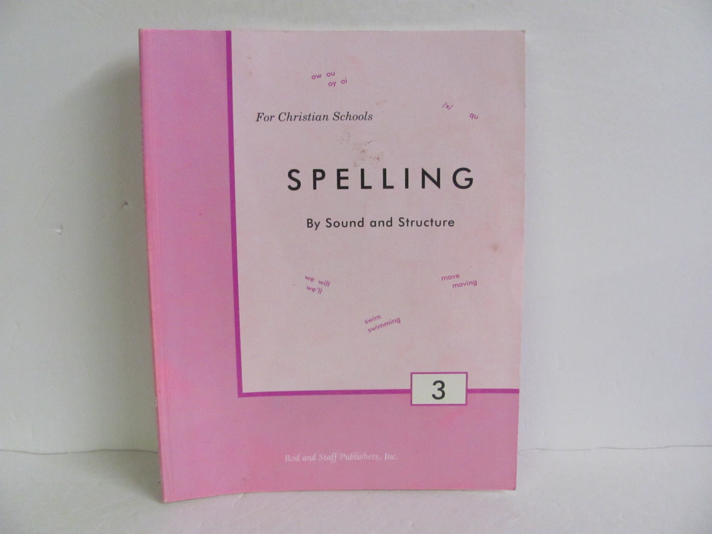 Spelling 3 Rod & Staff Student Book Pre-Owned Spelling/Vocabulary Books